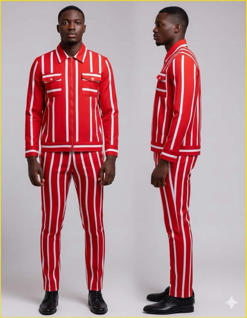 LỌ́BÀ LỌ́BÀ Red Aṣọ Òkè Winter Jacket